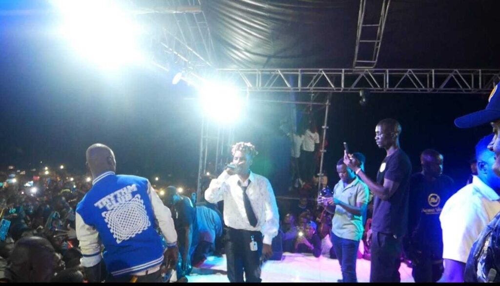 Burudika Na East FM 2024 in Tororo was Successful 16 Acidic Vokoz on stage at Burudika Na East Fm 2024