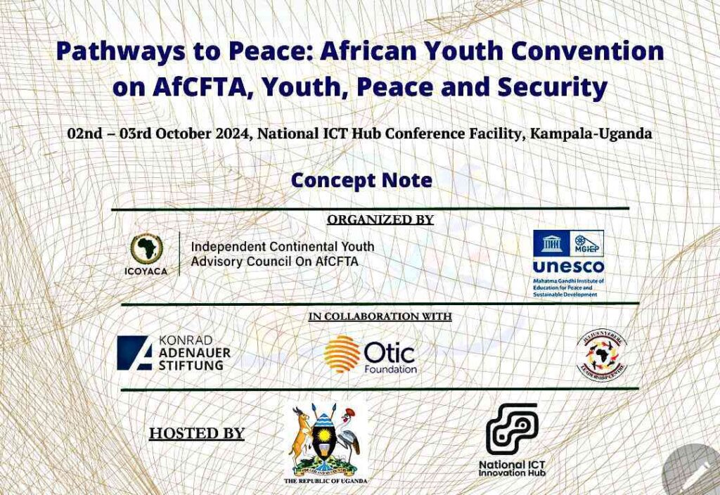 African Youth Convention 2024: H.E. Maj. (Rtd) Jessica Alupo to Speak on AfCFTA and Peace 1 African Youth Convention 2024: H.E. Maj. (Rtd) Jessica Alupo to Speak on AfCFTA and Peace