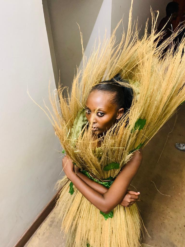 Millennium Fashion Show 2023 Dress: mukonkonzi broom dress