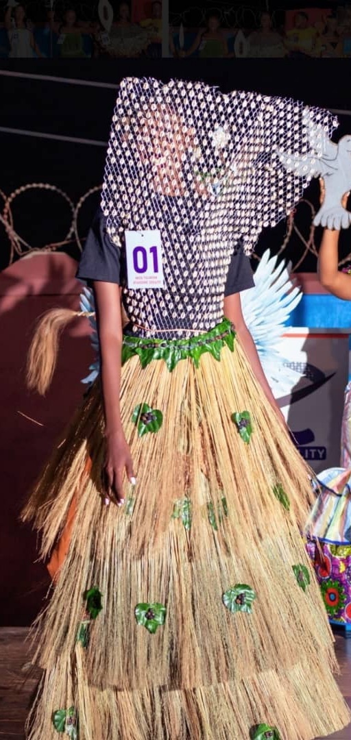 Miss tourism Kyagwe ambassador 2024 designed by Sakye Becca Couture