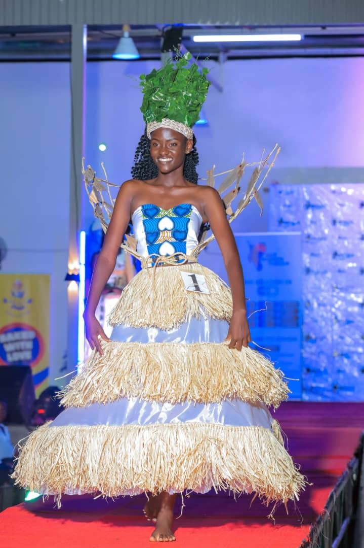 2nd runner's up miss tourism Westnile 2024 designed by Sakye Becca Couture