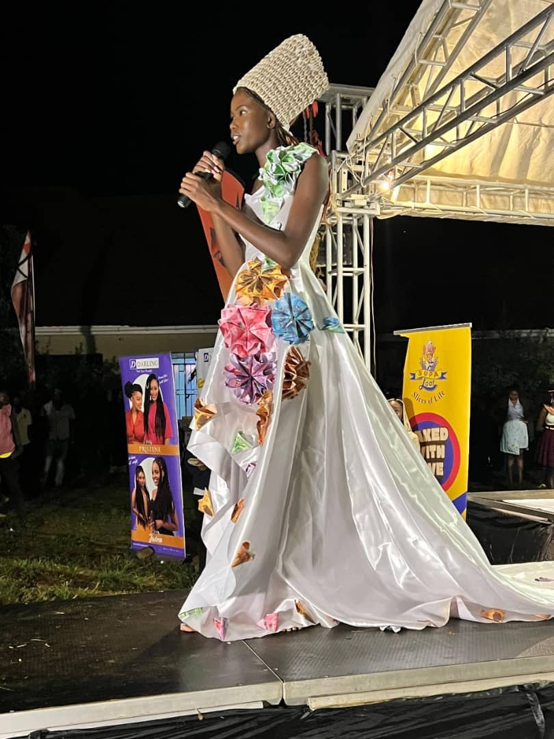 Miss tourism Teso 2024 designed by Sakye Becca Couture