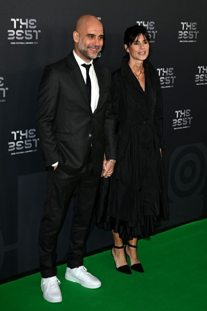 Pep Guardiola and His Wife Cristina Serra