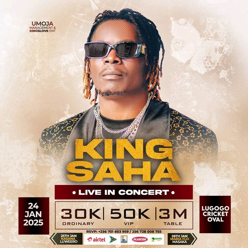 King Saha Concert 2025: Uganda Police Officially Greenlights Show 1 King Saha concert poster