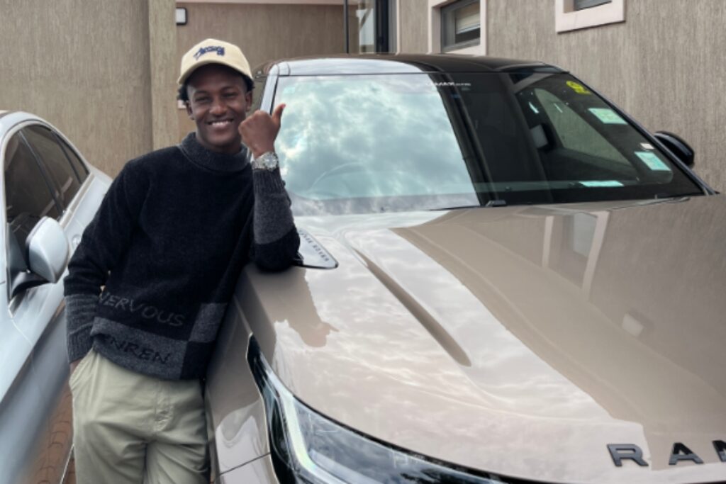 Ahikirizye Daniel Buys Range Rover Velar on 24th Birthday