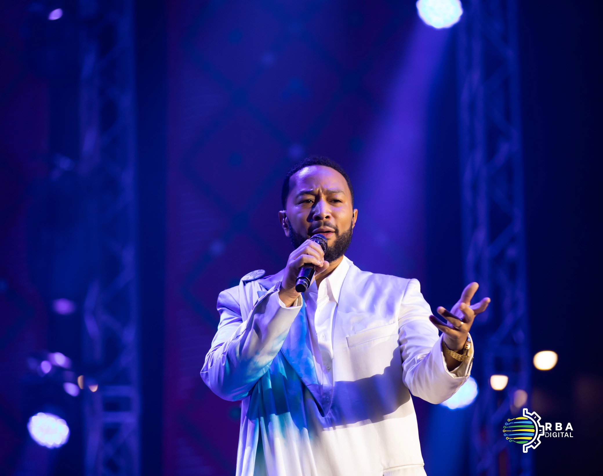 John Legend in rwanda