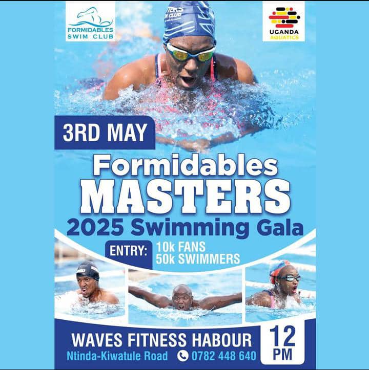 Formidables Swim Club To Host Uganda’s Biggest Masters Swimming Gala on May 3rd At Waves Fitness Harbour