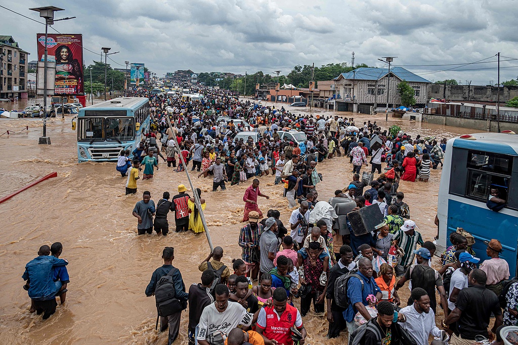 At Least 33 Dead in Kinshasa DR Congo Floods