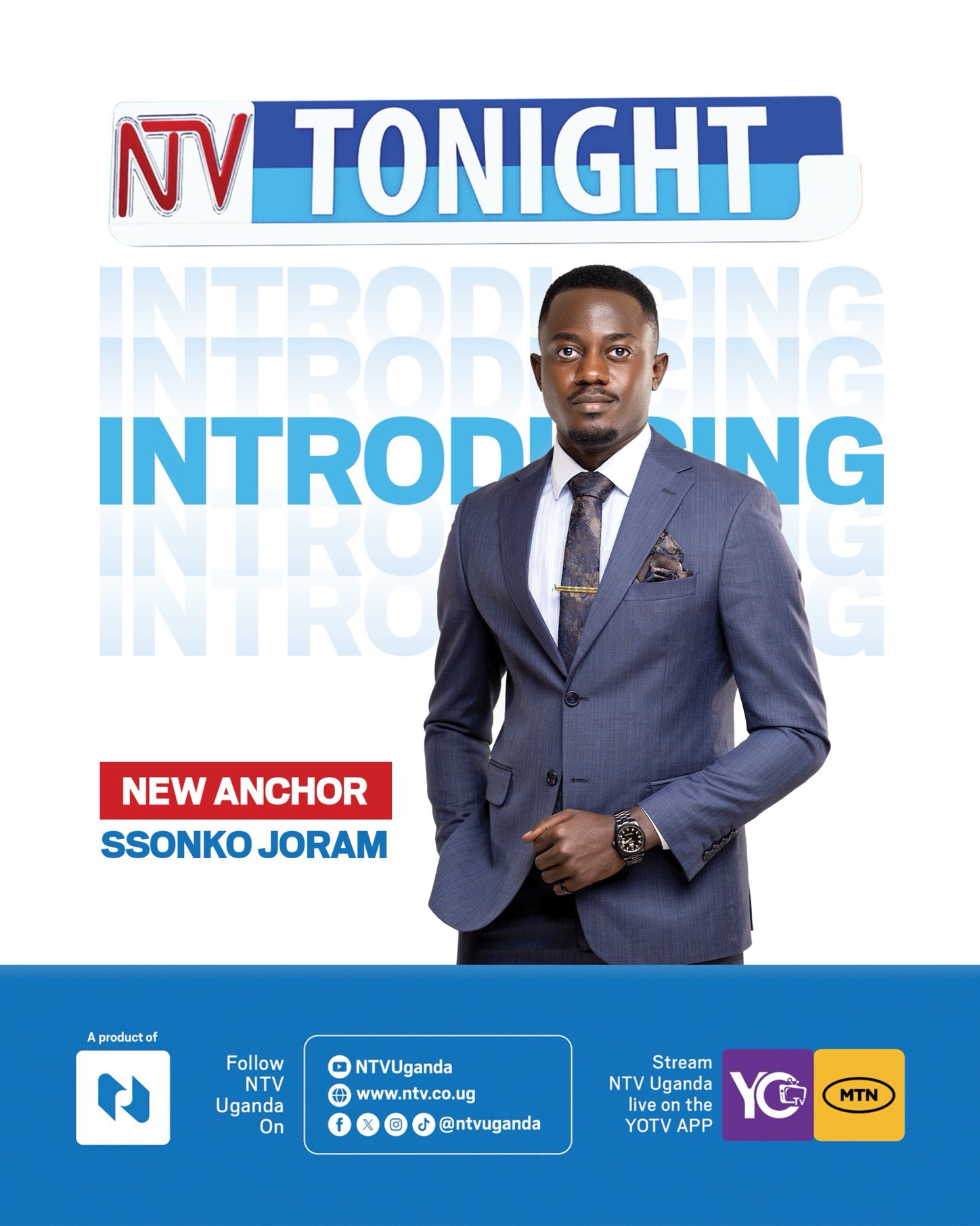 Ssonko Joram Joins NTV as New Bold News Anchor