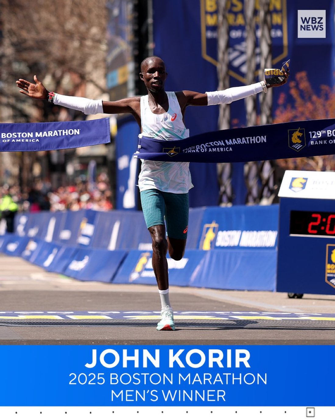 John Korir Wins at 2025 Boston Marathon from Mile 20
