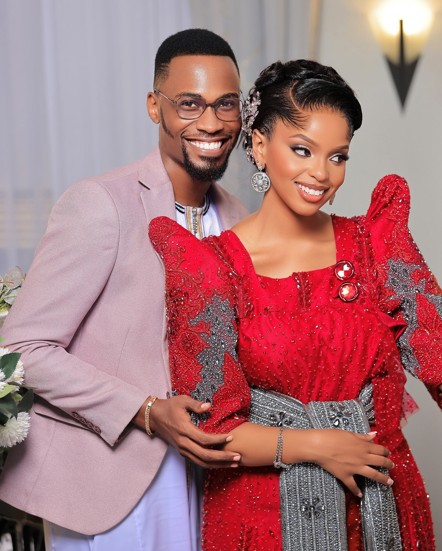 Stunning! Baby Gloria Kukyala with Jonas Mbaleka Blossoms