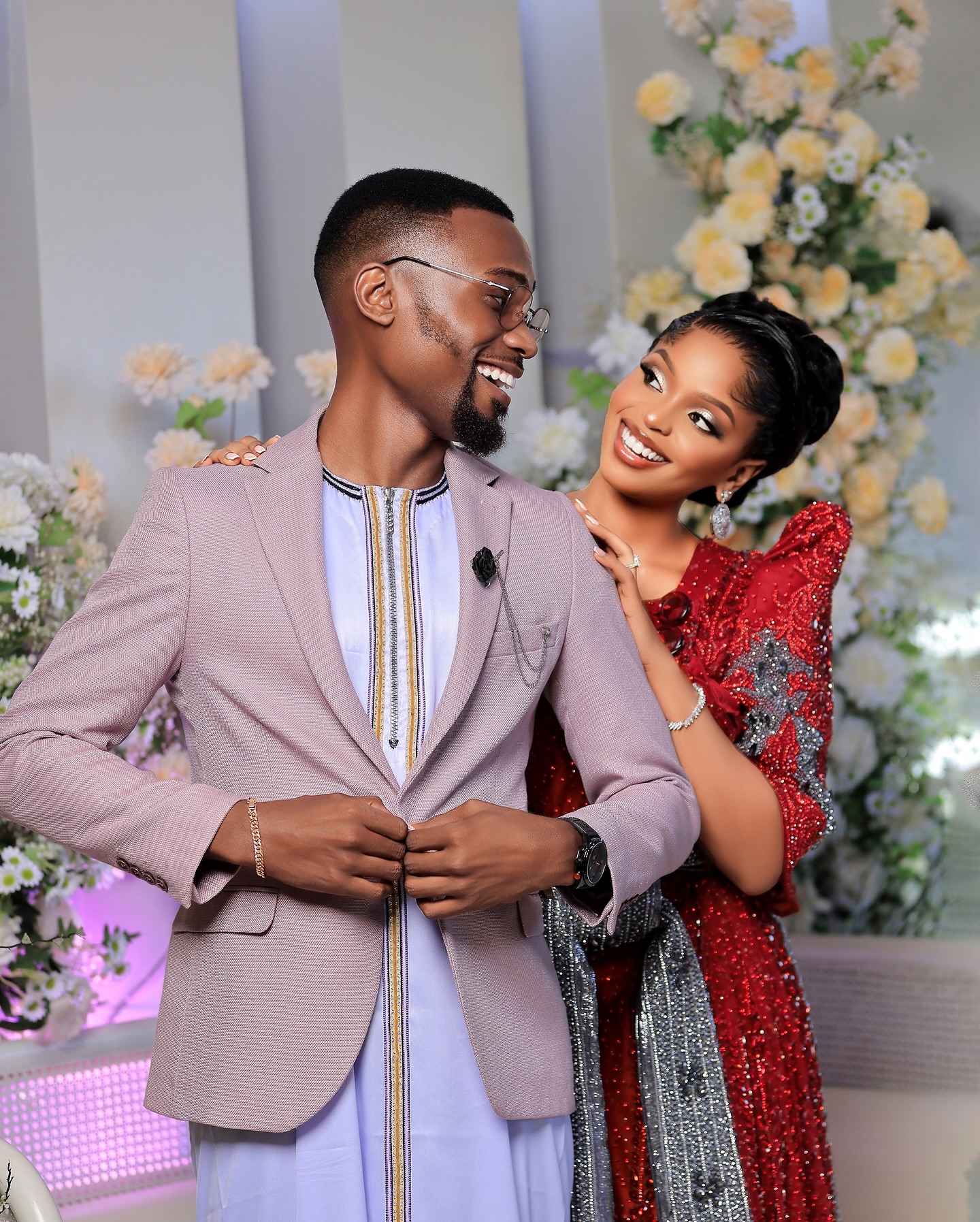 Stunning! Baby Gloria Kukyala with Jonas Blossoms Colorfully