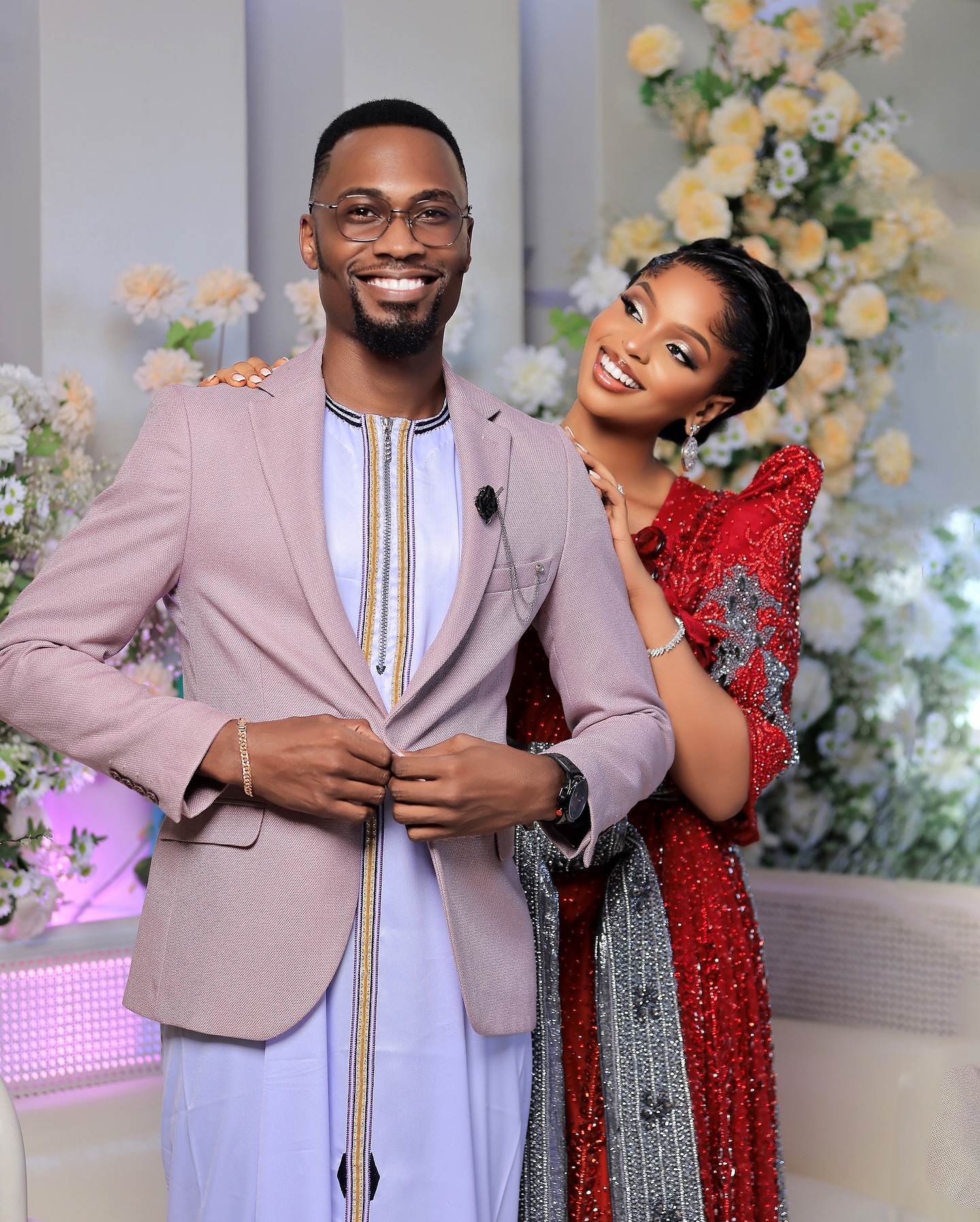 Stunning! Baby Gloria Kukyala with Jonas Mbaleka Blossoms