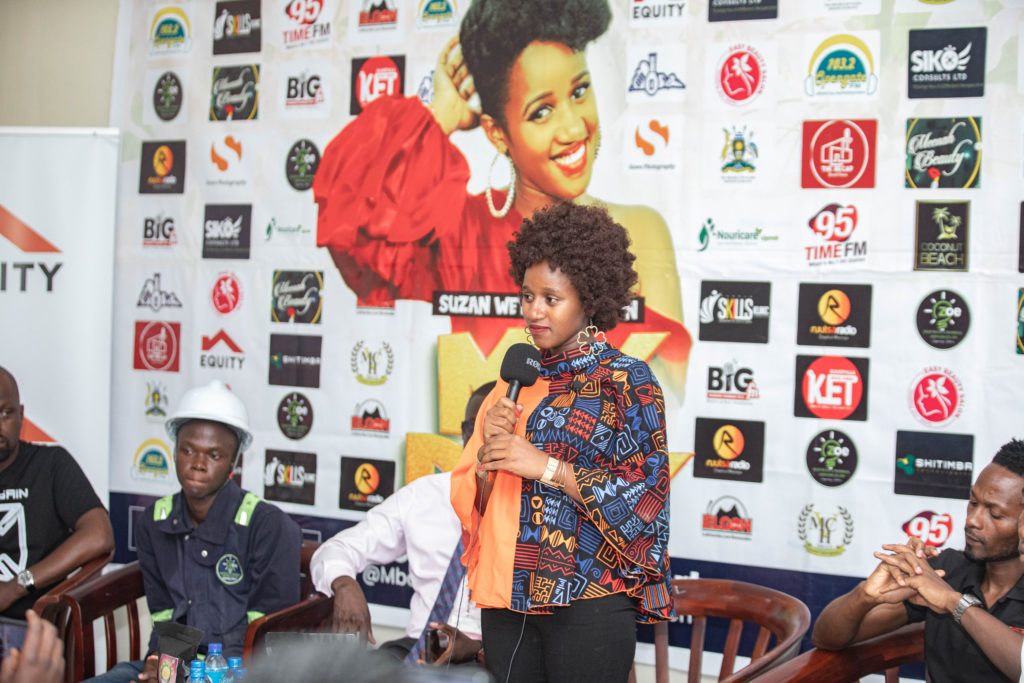 Wetsetse Suzan, an artist hosting My Day Mother's Day Concert at Mbale court's view gardens