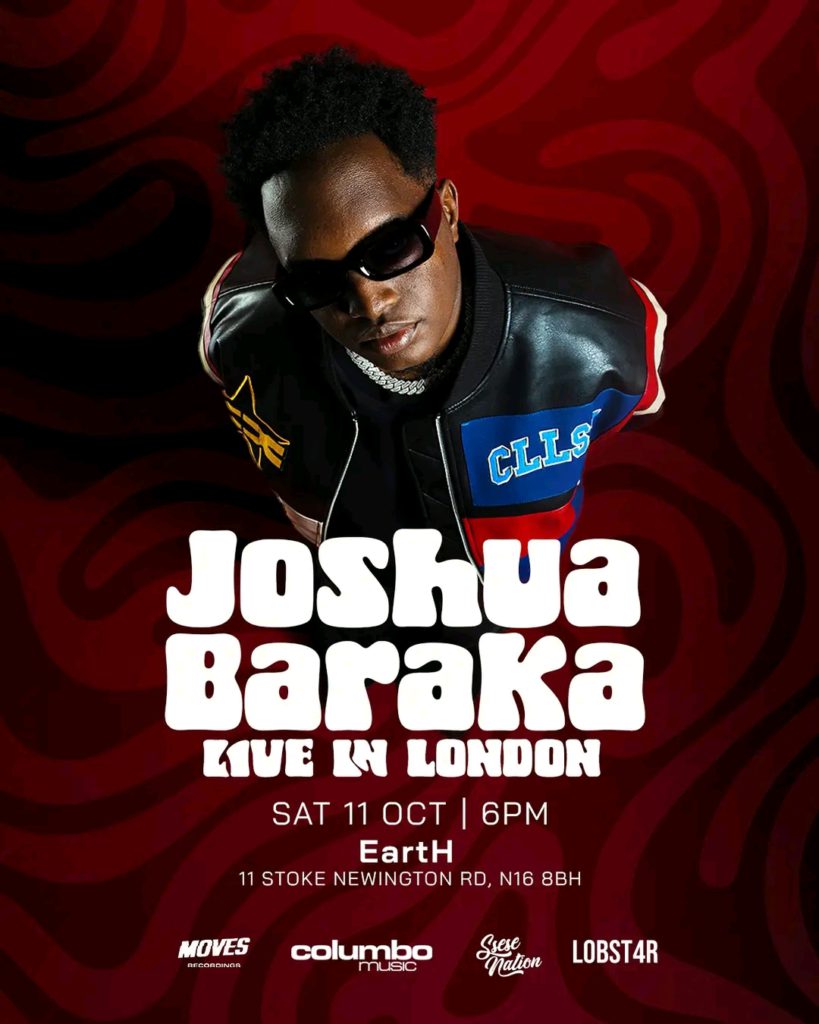 Joshua Baraka Live in London – October 2025, A Show You Can’t Miss 2 Joshua Baraka live in London poster