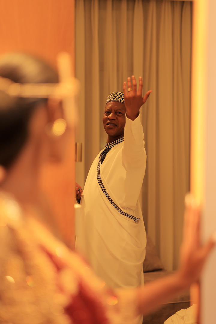 Patience Mutoni Malaika Introduces Frank Gashumba Colorfully