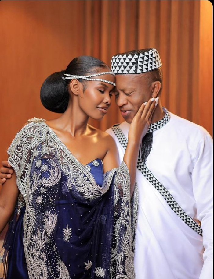 Patience Mutoni Malaika Introduces Frank Gashumba Colorfully