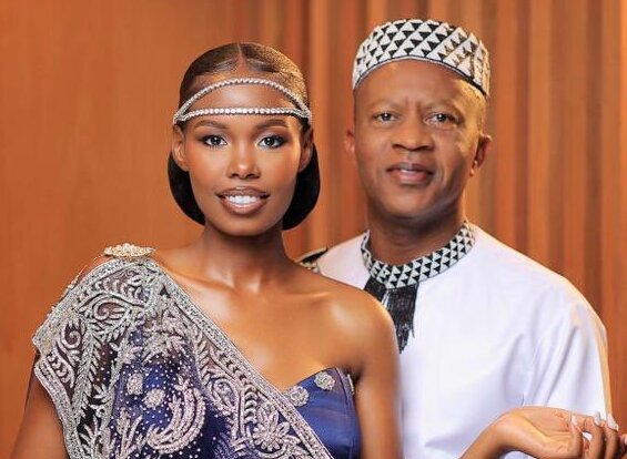 Patience Mutoni Malaika Introduces Frank Gashumba Colorfully
