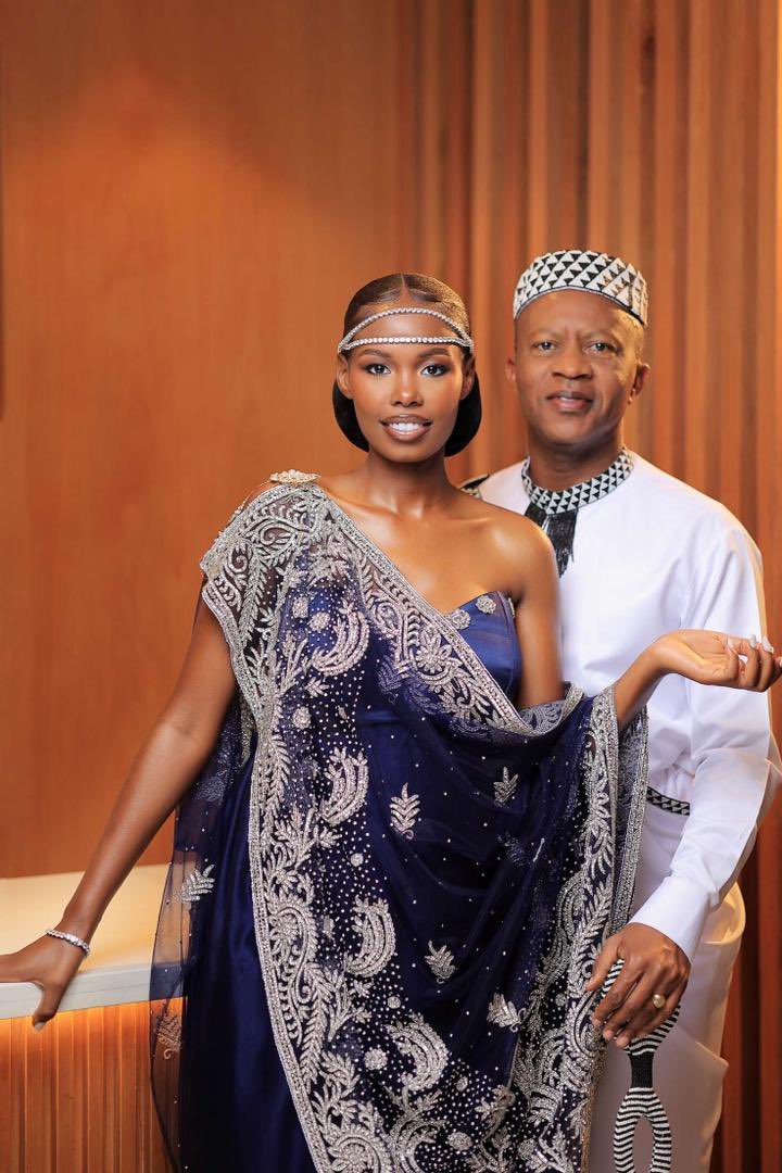Patience Mutoni Malaika Introduces Frank Gashumba Colorfully