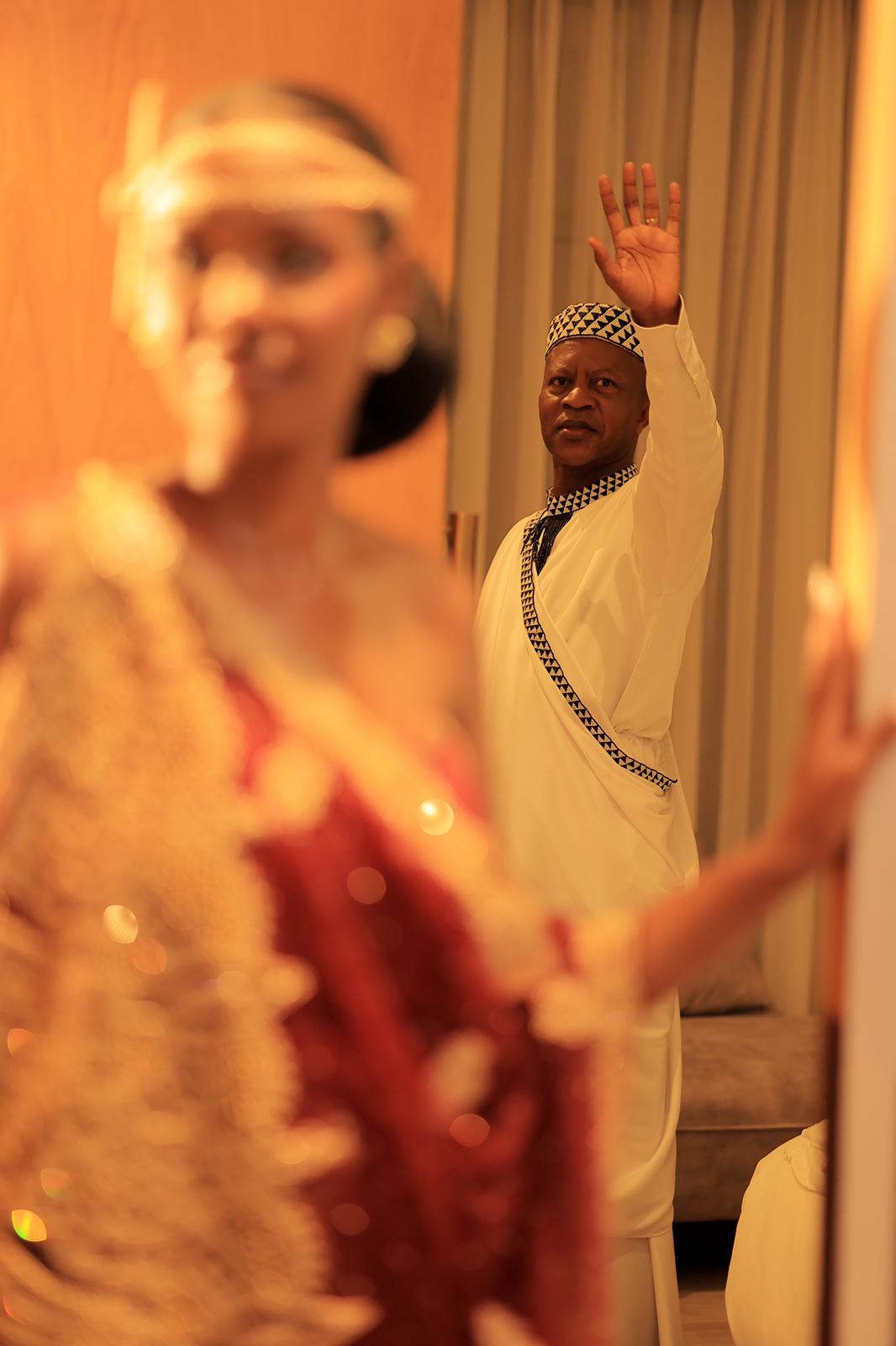 Patience Mutoni Malaika Introduces Frank Gashumba Colorfully