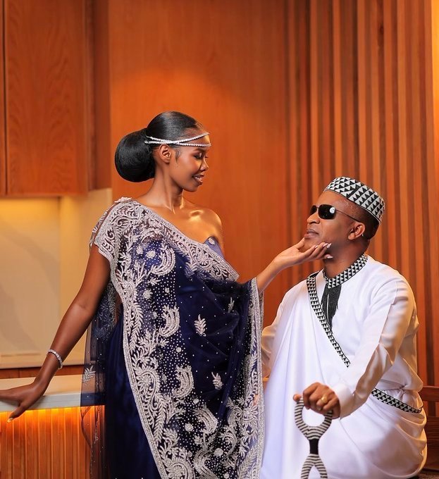 Patience Mutoni Malaika Introduces Frank Gashumba Colorfully