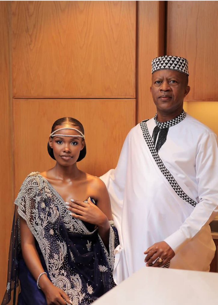 Patience Mutoni Malaika Introduces Frank Gashumba Colorfully