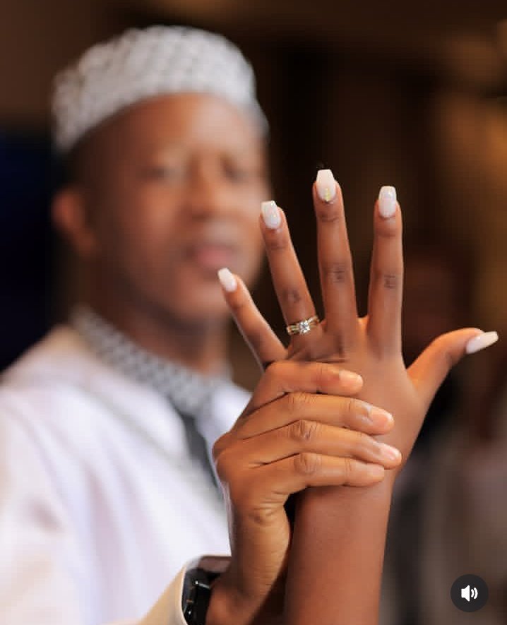 Patience Mutoni Malaika Introduces Frank Gashumba Colorfully