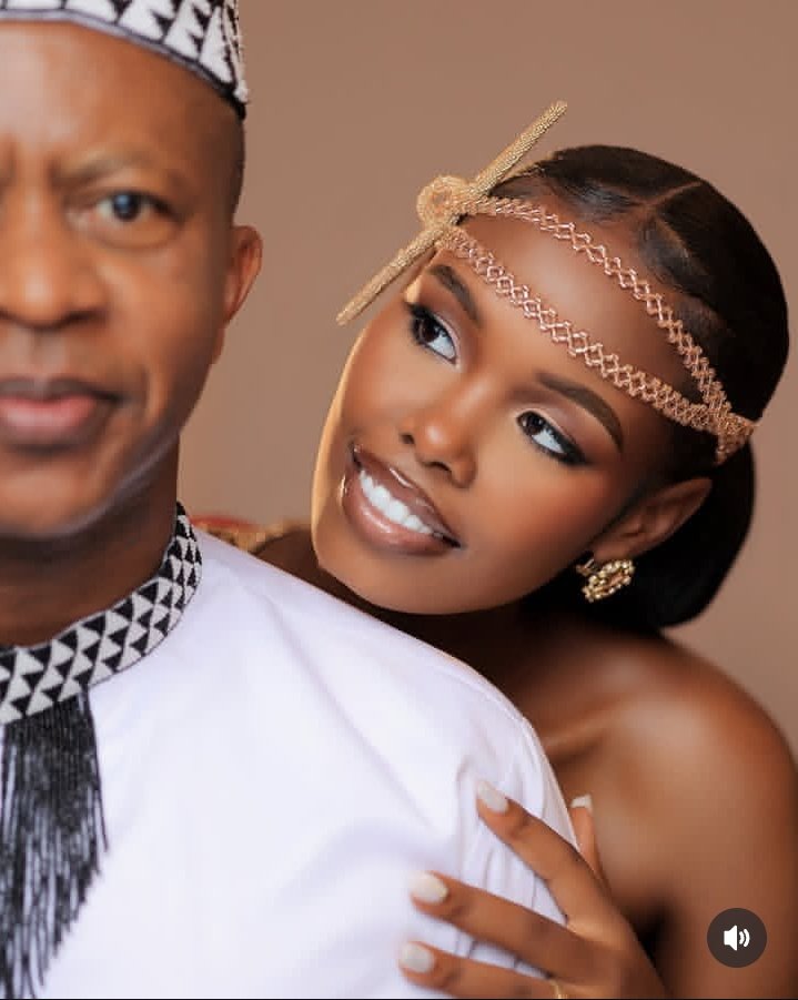 Patience Mutoni Malaika Introduces Frank Gashumba Colorfully