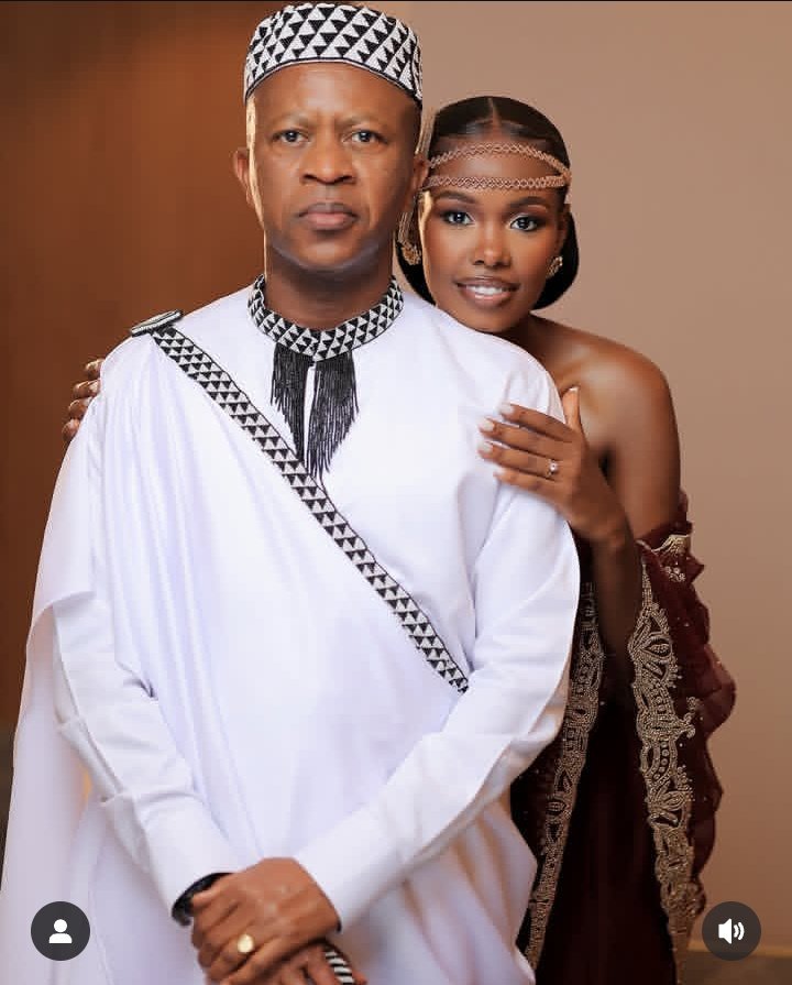 Patience Mutoni Malaika Introduces Frank Gashumba Colorfully