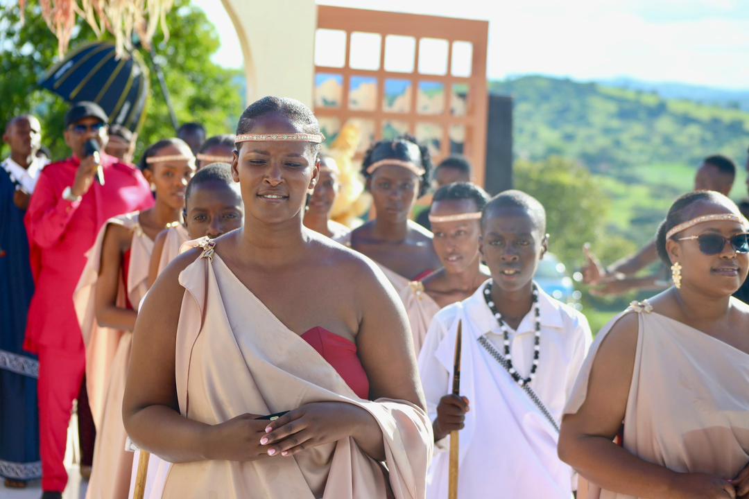 Patience Mutoni Malaika Introduces Frank Gashumba Colorfully