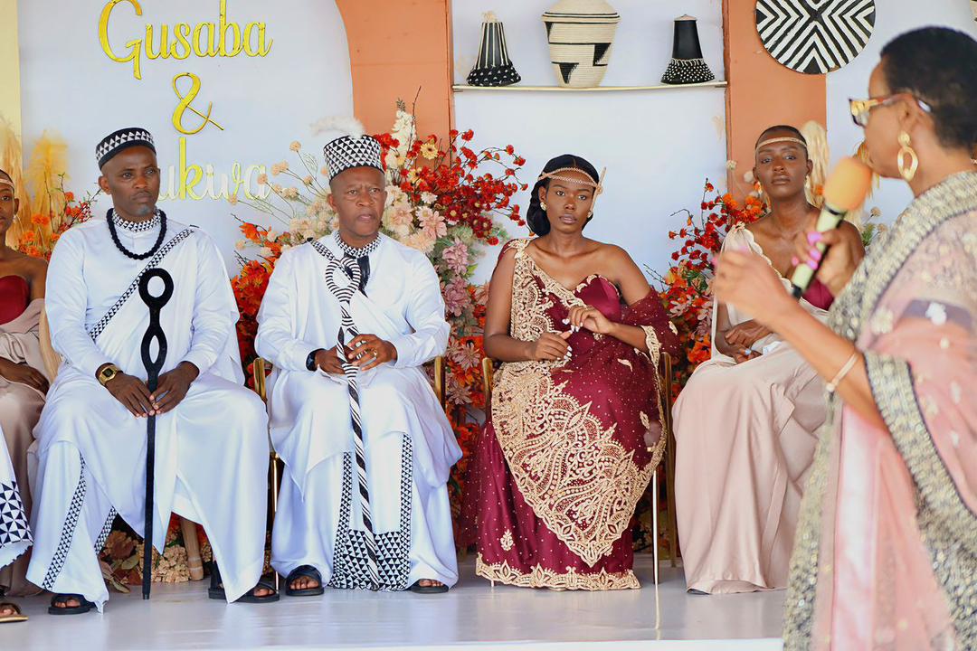 Patience Mutoni Malaika Introduces Frank Gashumba Colorfully