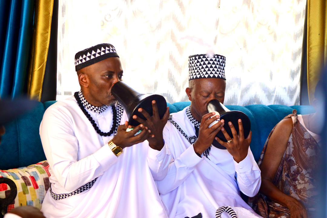 Patience Mutoni Malaika Introduces Frank Gashumba Colorfully