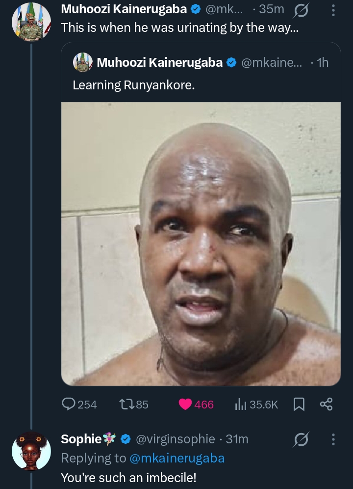 Shocking! Muhoozi - He's In My Basement Learning Runyankore