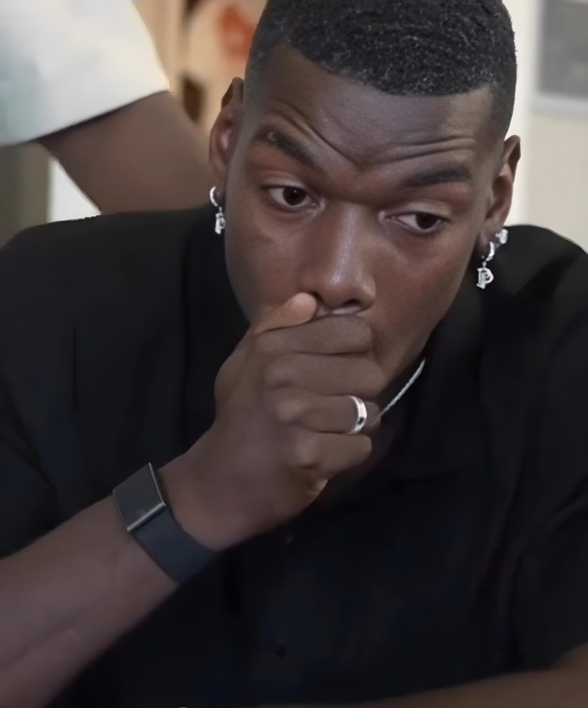 Paul Pogba was emotional while signing in as As Monaco player