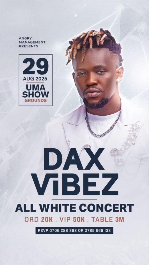 Dax Vibez all white concert