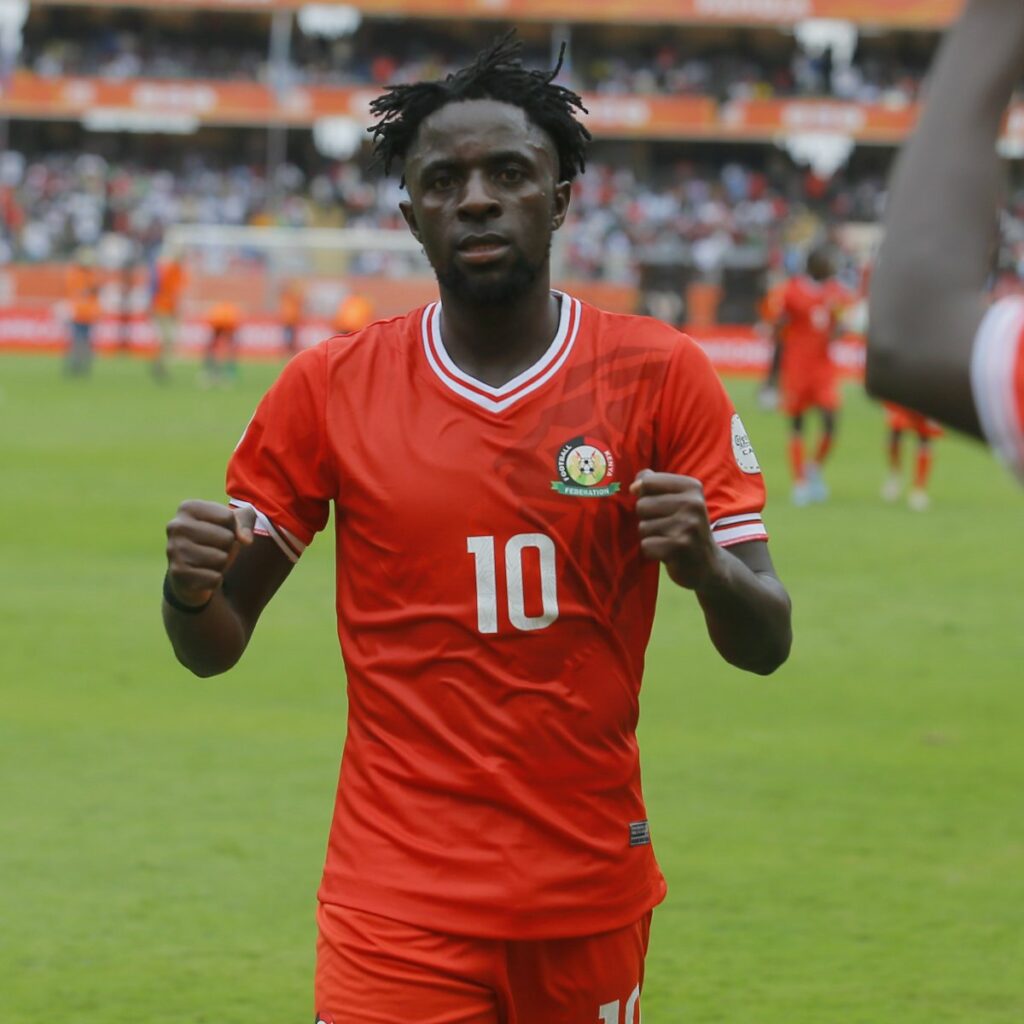 Austine Odhiambo who scored for Harambee Stars