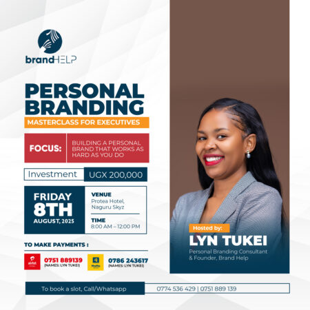 Top Executives to Speak at Personal Branding Masterclass in Kampala, 2025