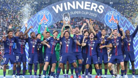 PSG Win 1st UEFA Super Cup Trophy