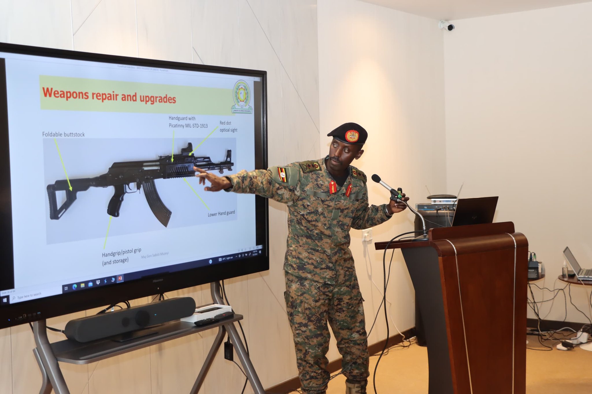 Gen. Sabiiti Muzeeyi Crashes on Highway, gets Airlifted