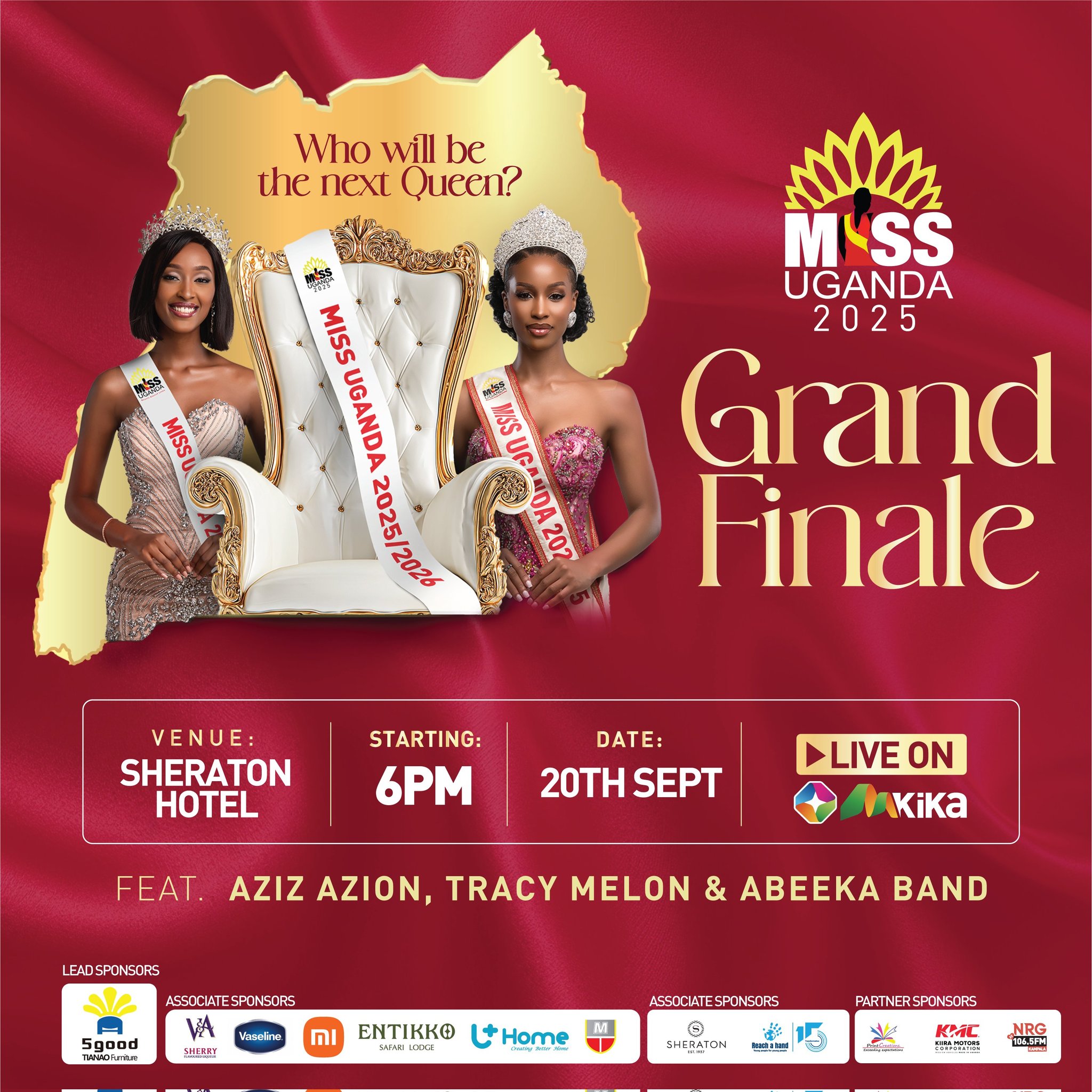 LIVE | Miss Uganda 2025 Grand Finale Unfolds in Elegance
