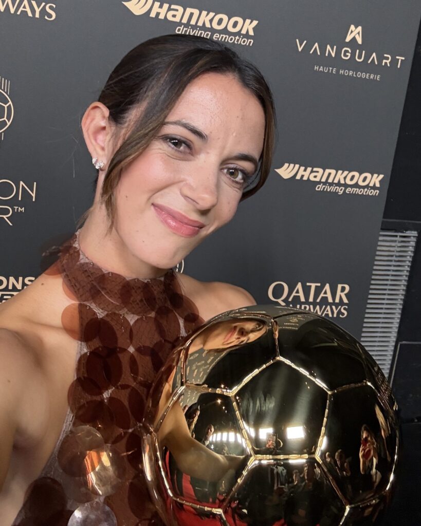 Aitana Bonmatí wins the female 2025 ballon d'or 