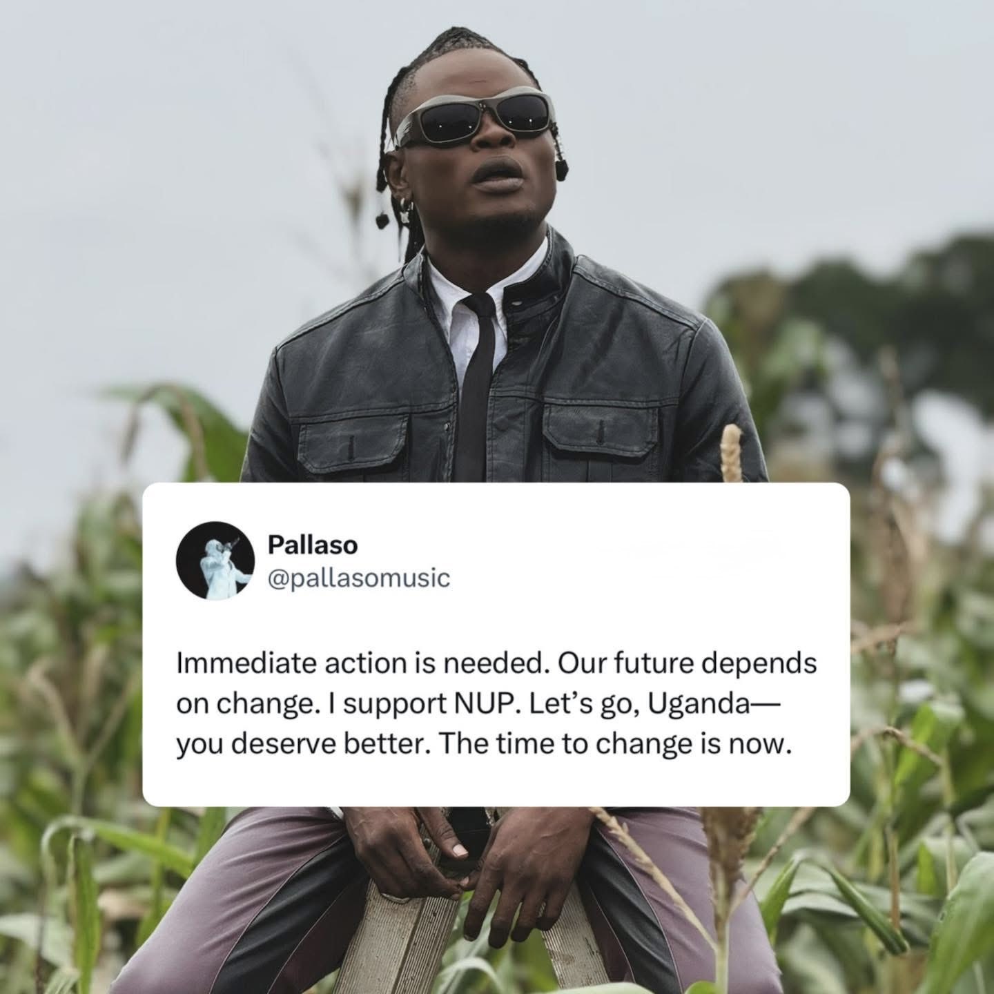 Bobi Gladly welcomes Pallaso to the NUP Party