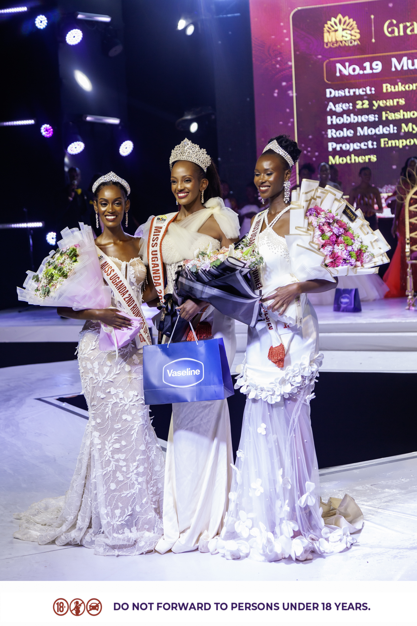 Muhoza Trivia Elle wins Miss Uganda 2025–26 in White Glamour 2 Muhoza Trivia Elle wins Miss Uganda 2025–26 in White Glamour