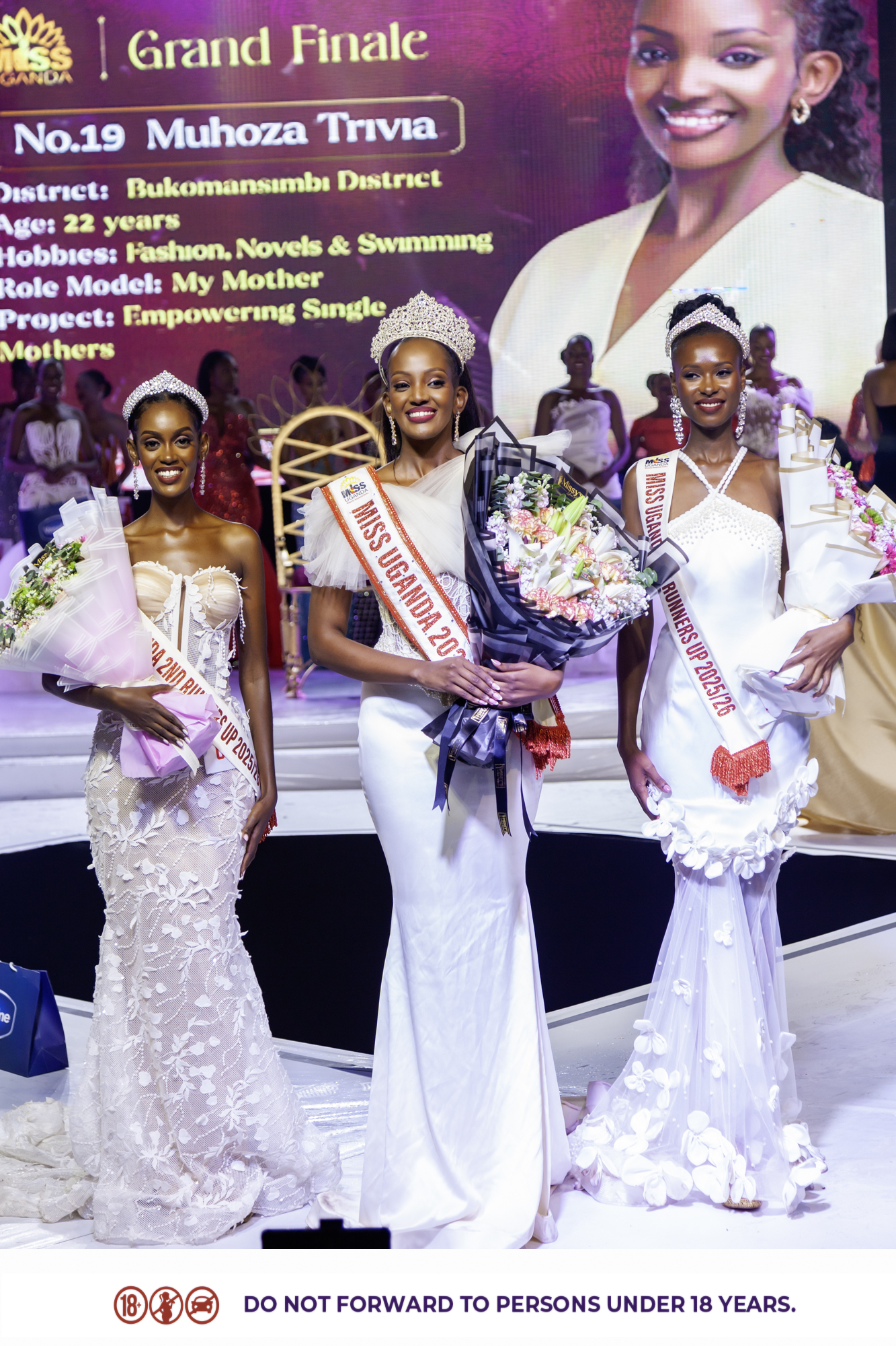 Muhoza Trivia Elle wins Miss Uganda 2025–26 in White Glamour 19 Muhoza Trivia Elle wins Miss Uganda 2025–26 in White Glamour
