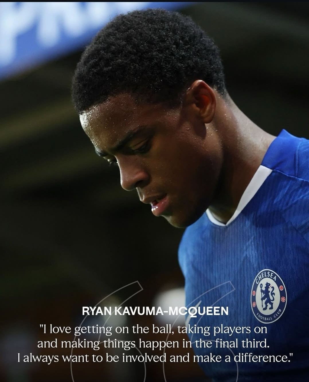 Engish-Ugandan Ryan Kavuma-McQueen, 16 in new Chelsea squad 1 Engish-Ugandan Ryan Kavuma-McQueen in Chelsea, London