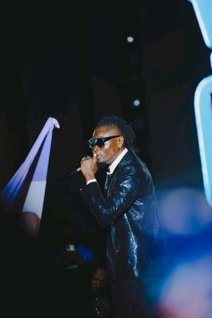 Pallaso showed up to support his comrade king saha at Lugogo Cricket Oval