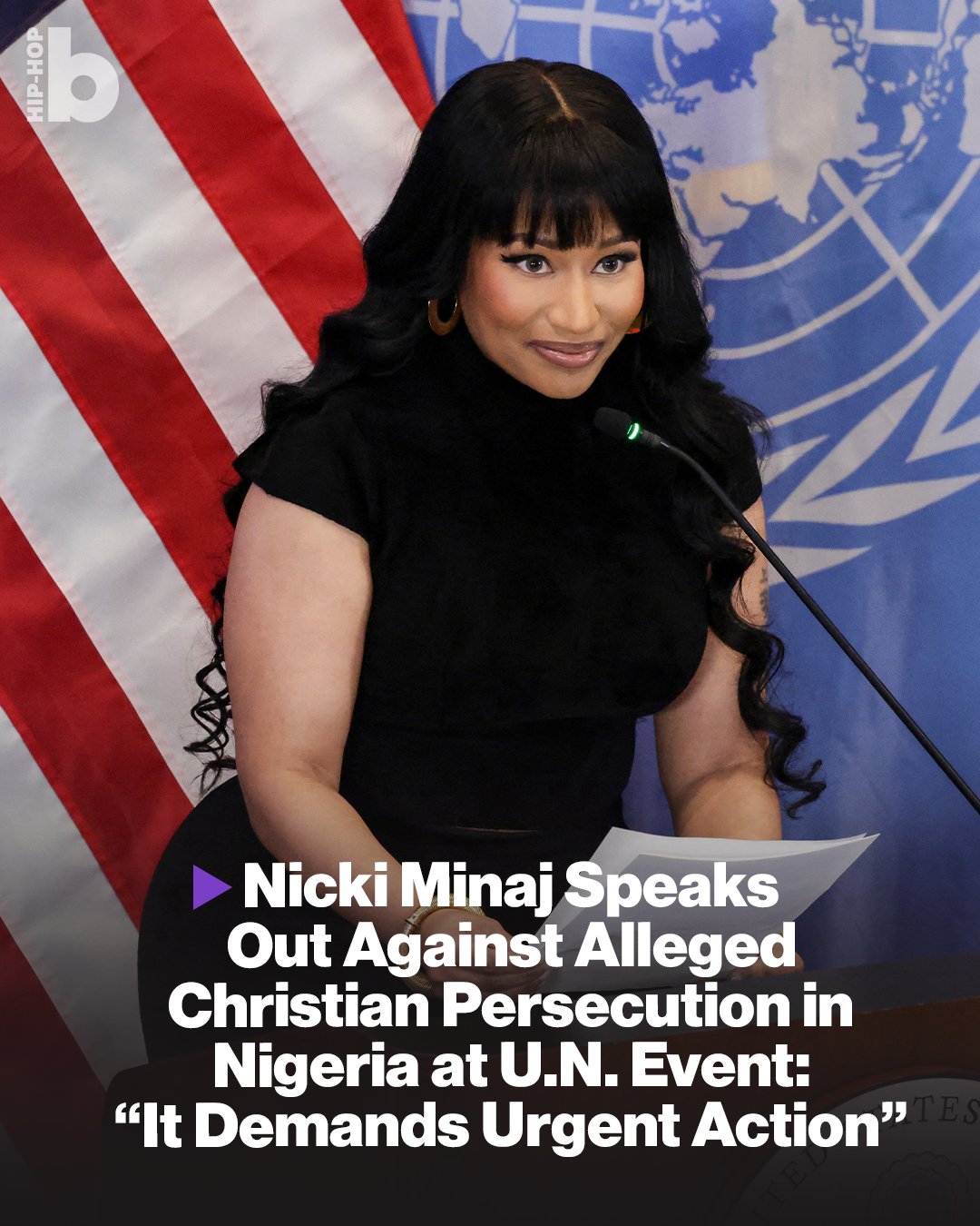 Nicki Minaj condemns Christian persecution in Nigeria