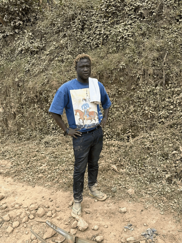 Gravity Omutujju Survives Road Accident in Buhweju, Walks Away Unhurt 1 gravity omutujju survived an accident today