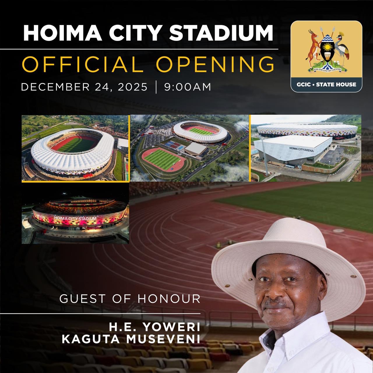 Museveni launches Hoima City Stadium today 18 Months later 1 Museveni launches Hoima City Stadium today 18 Months later