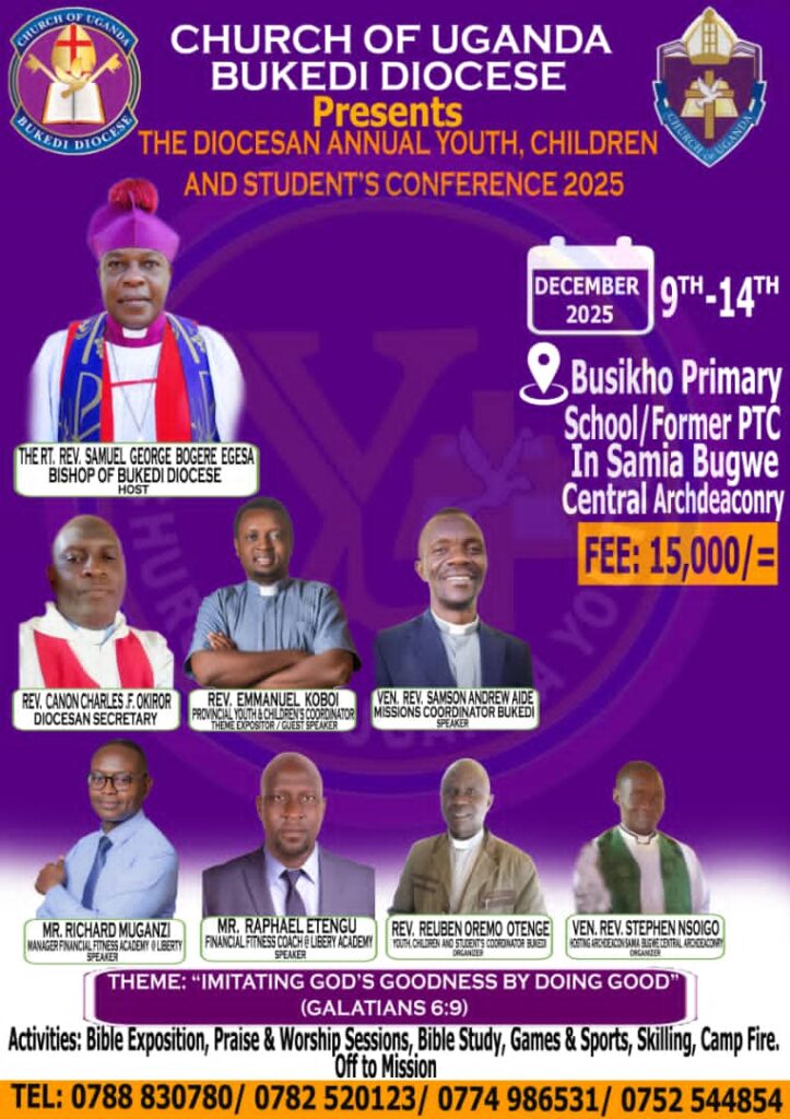 Bukedi Diocese Annual Youth Conference 2025 1 Bukedi Diocese Annual Youth Conference 2025